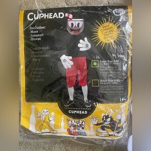 Cuphead Costume - Adult Small/Medium